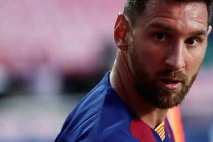 Messi, envuelto en un foco fuera de lo habitual