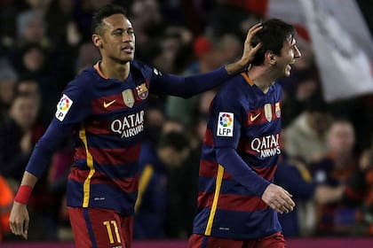 Messi, feliz tras su gol