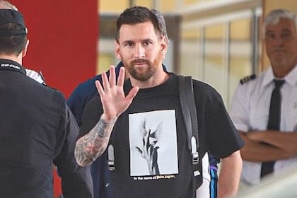 Messi fue al shopping