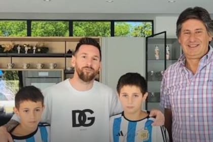 Messi fue declarado ciudadano ilustre de Funes.