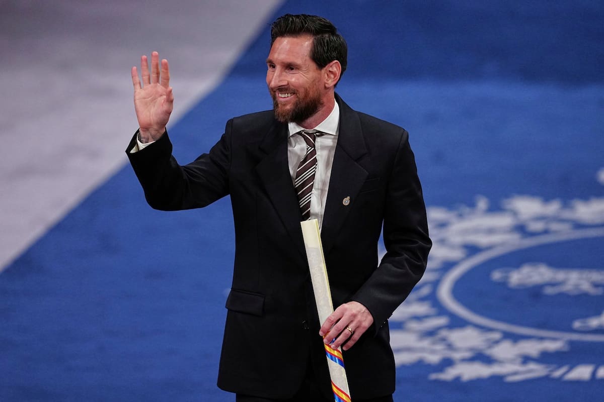 Messi fue el gran protagonista de la solemne ceremonia de los Premios Princesa de Asturias