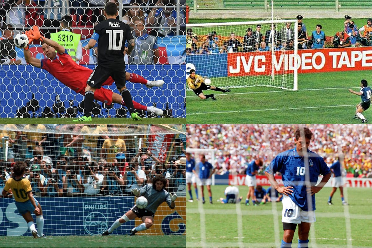 Messi, Maradona, Zico, Baggio. Grandes figuras que malograron penales en una Copa del Mundo