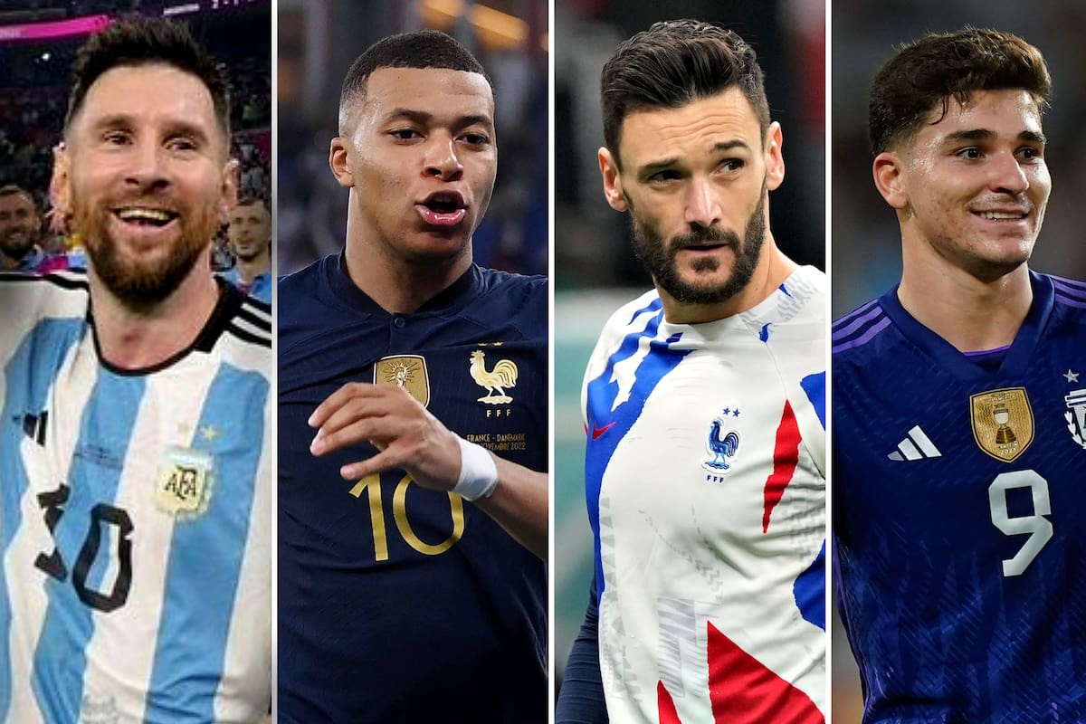 Messi, Mbappe, Lloris y Álvarez