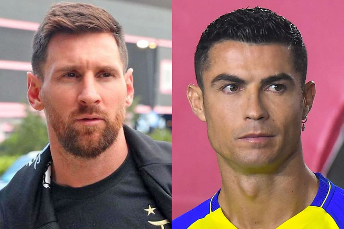 Messi metió dos tantos y acorta la distancia con Cristiano Ronaldo