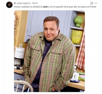 Messi miró el show de La Sole y fue meme