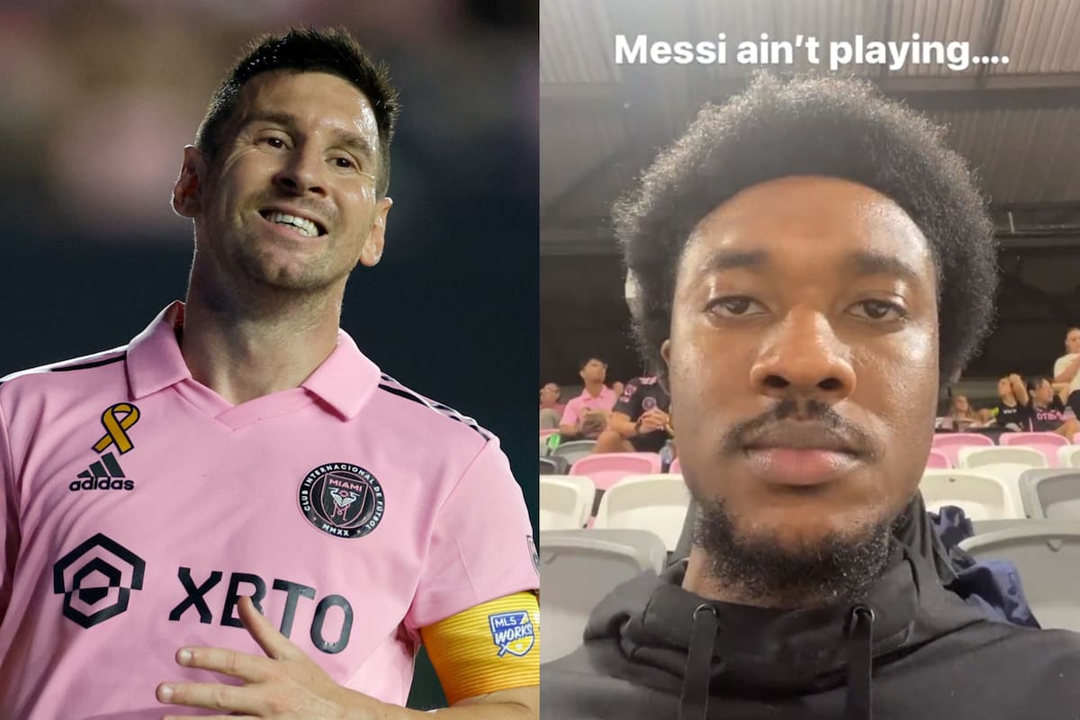 Messi no jugó la final con Inter Miami y generó desilusión en más de un fan que viajó para verlo