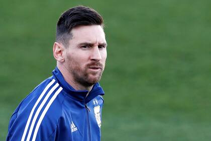 Messi no se vestía con ropa del seleccionado desde el Mundial de Rusia