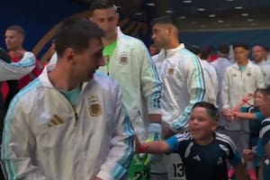 El saludo de un nene a Messi que se hizo viral