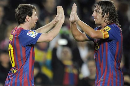 Messi recibió el respaldo de Puyol en las redes