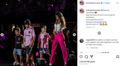 Messi se mudó con su familia a Miami y le dieron una cálida bienvenida
