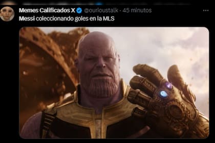 Messi se volvió blanco de memes (Captura Twitter)
