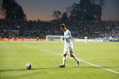 Messi siempre es la principal atracción del seleccionado argentino