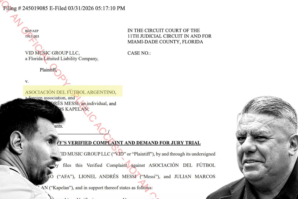 Messi, Tapia y la denuncia contra la AFA en Miami