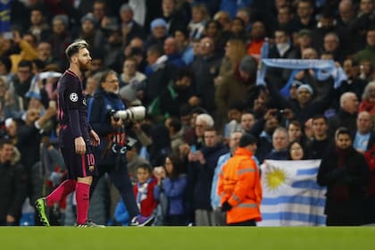 Messi terminó el partido muy enojado