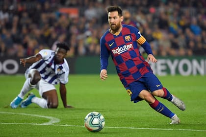 Messi tuvo una actuación descomunal ante Valladolid