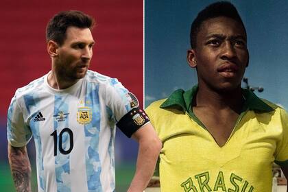 Messi vs. Pelé, en un duelo generacional