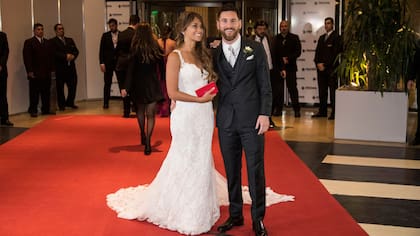 Messi y Roccuzzo