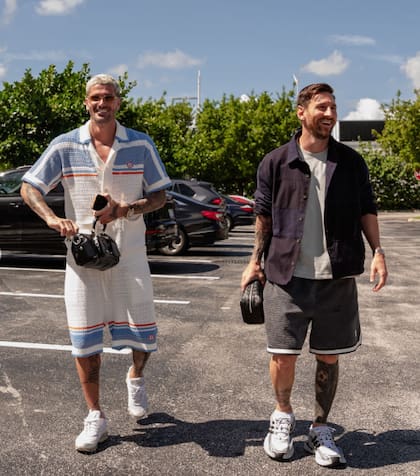 Messi y De Paul no tuvieron que viajar ya que la concentración es en Miami (Foto: @afaseleccion)