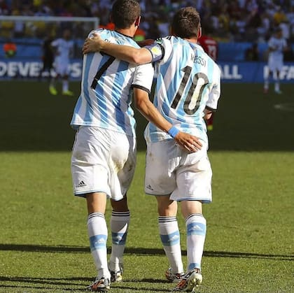 Messi y Di María fueron las figuras en aquel recordado partido (Foto: X)