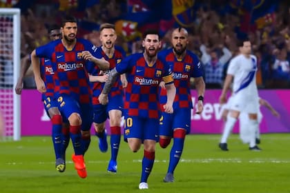 Messi y el Barcelona, dos clásicos que siguen presentes en el Pro Evolution Soccer y que ahora tendrá en exclusiva a Boca, River y la Superliga