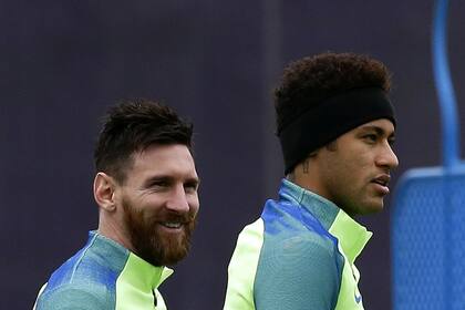 Messi y Neymar, juntos en Barcelona