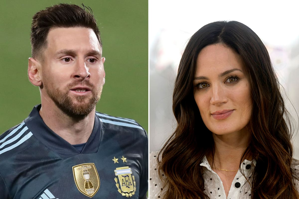 Messi y Paula Cháves