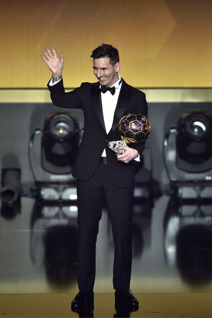 Messi y su quinto Balón de Oro