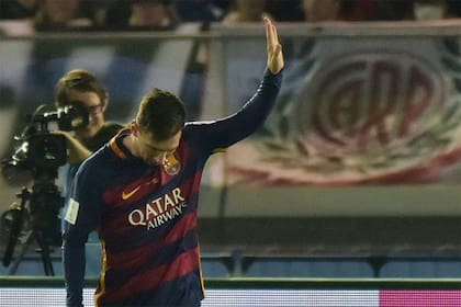 Messi y un gesto que se viralizó