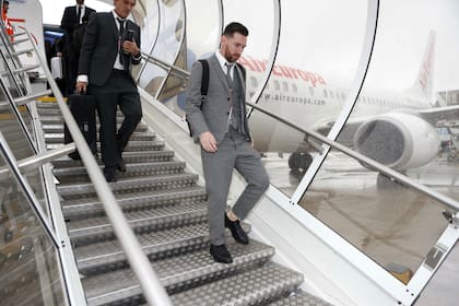 Messi ya llegó a Milan para acompañar al Barcelona en la Champions