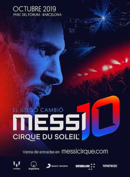 Messi10 by Cirque du Soleil se estrenará en Barcelona el 10 de octubre e iniciará una gira mundial en 2020