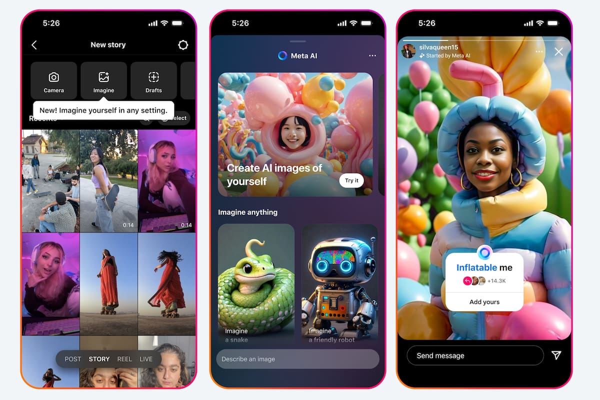 Meta AI estrena nuevas funciones: la edición de imágenes asistida por AI, el doblaje automático de videos y la interacción por voz