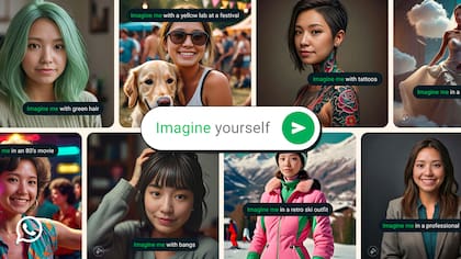 Meta AI permite crear fotos con tu cara en diferentes situaciones dentro de WhatsApp, pero todavía no funciona en la Argentina