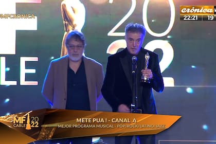Mete Púa!, mejor programa musical pop/rock/latino/jazz