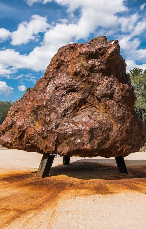 Meteorito El Chaco, en Campo del Cielo, muy cerca de Gancedo.