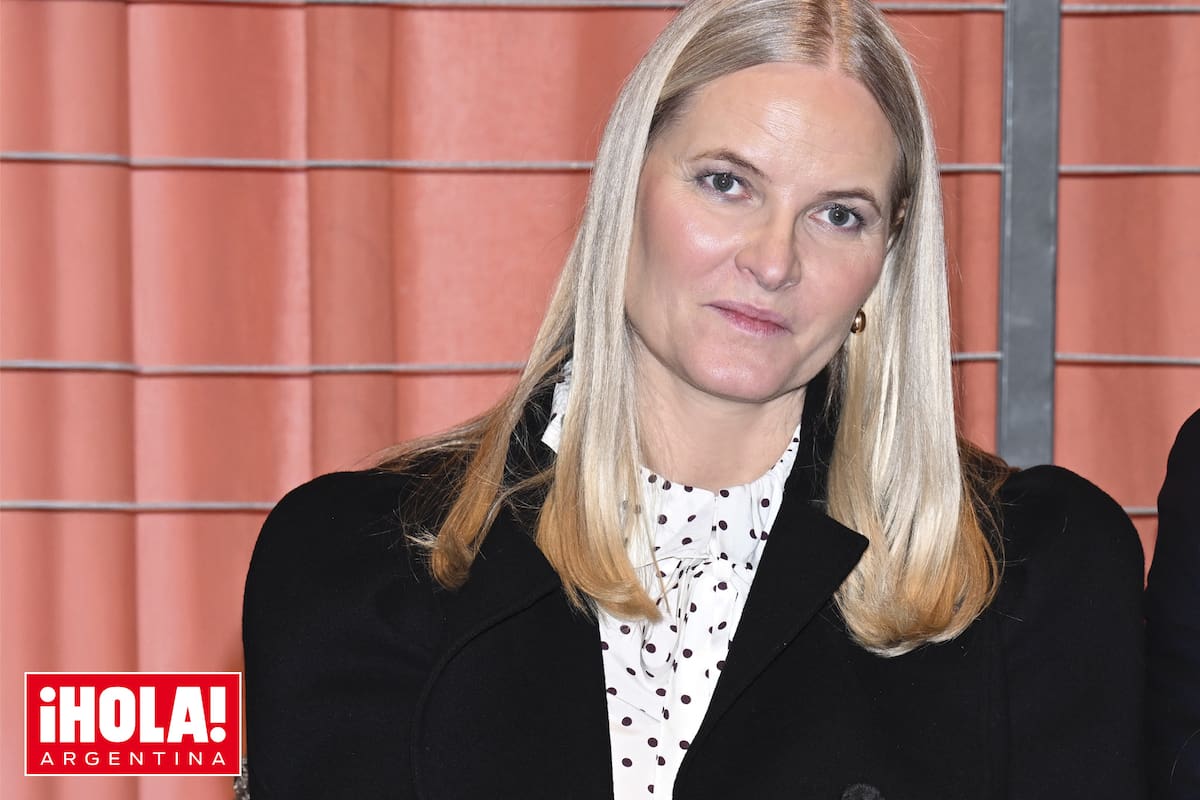 Mette-Marit, en Fredrikstad, en uno de los últimos eventos a los que asistió este año