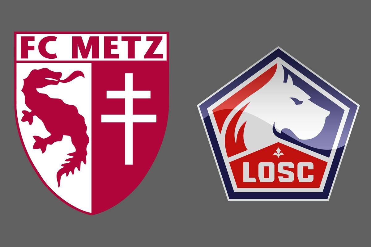 Metz y Lille disputaron uno de los encuentros de la jornada del fútbol francés