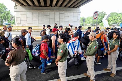 México ha impedido que más caravanas migrantes avancen hacia Estados Unidos