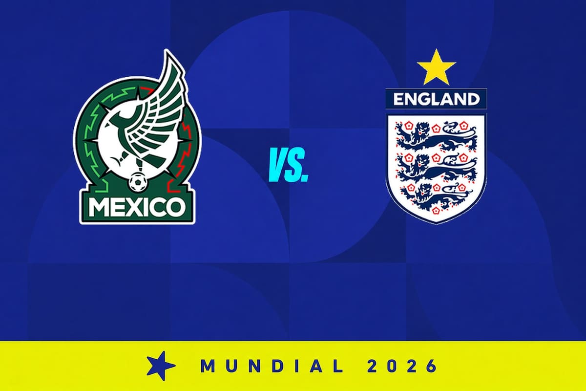 México vs. Inglaterra por el Mundial 2026: día, hora y cómo seguir online