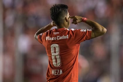 Meza sufrió un desgarro en el partido del sábado pasado contra Atlético Tucumán
