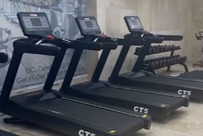 El gimnasio de la Mezquita Istiq’lal en Jakarta