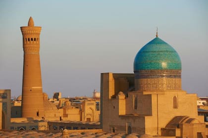 Mezquita y ciudad de Kalon, Bujará, Uzbekistán, Patrimonio Mundial de la Unesco.