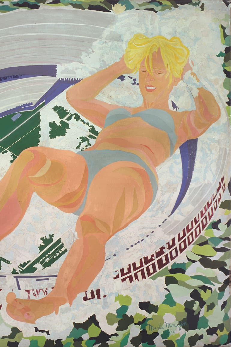 "Mi mundial" (1977), pintura de Marta Minujín