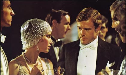 Mia Farrow y Robert Redford en una escena de El Gran Gatsby