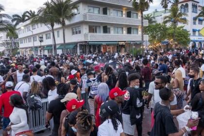 Miami Beach se vio desbordada de gente este fin de semana