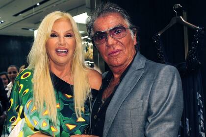 MIAMI, FL - APRIL 18: Susana Jimenez and Roberto Cavalli Bal attends the Grand Opening of the Roberto Cavalli Bal Harbour Boutique on April 18, 2009 in Miami, Florida. (Photo by Gustavo Caballero/WireImage for Roberto Cavalli)