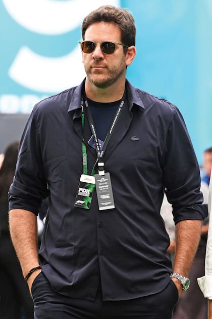 MIAMI, FLORIDA - MAY 03: Juan Martin Del Potro looks on in the Paddock prior to the F1 Grand Prix of Miami at Miami International Autodrome on May 03, 2026 in Miami, Florida. (Photo by Mark Sutton - Formula 1/Formula 1 via Getty Images)