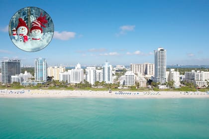 Miami, Key West y San Diego son los tres mejores destinos de playa invernales en Estados Unidos, según ChatGPT (Canva)