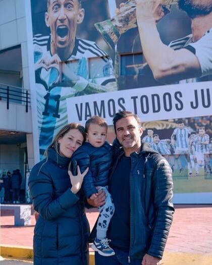 Mica Viciconte es mamá de Luca, el hijo menor de Fabián Cubero