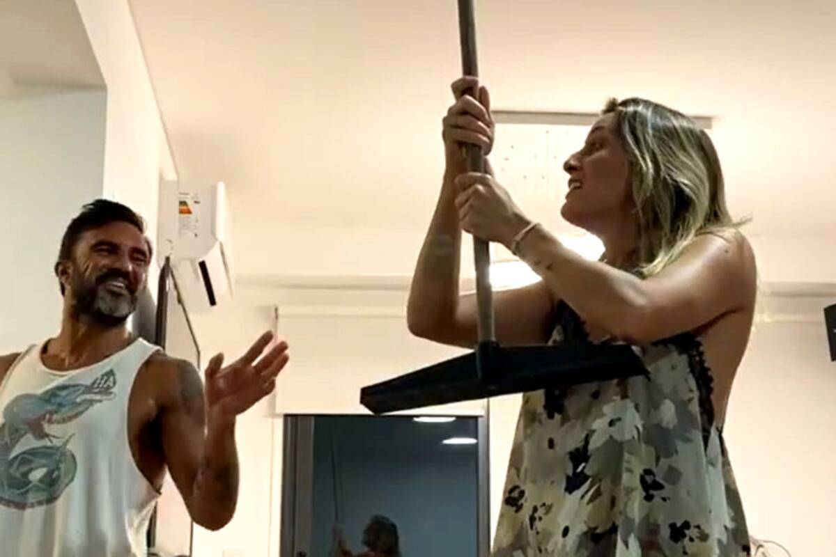 Mica Viciconte, la desprevenida víctima del "vaso challengue".