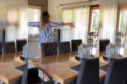 Mica Viciconte mostró detalles de la mudanza y de su nuevo hogar